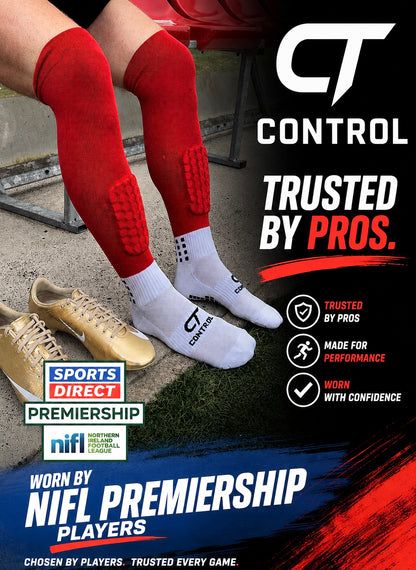 All in 1 Socks by Control Sports trusted by Northern Ireland Football Players